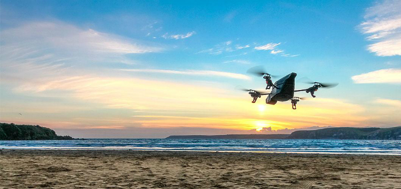 Maniobras con dron