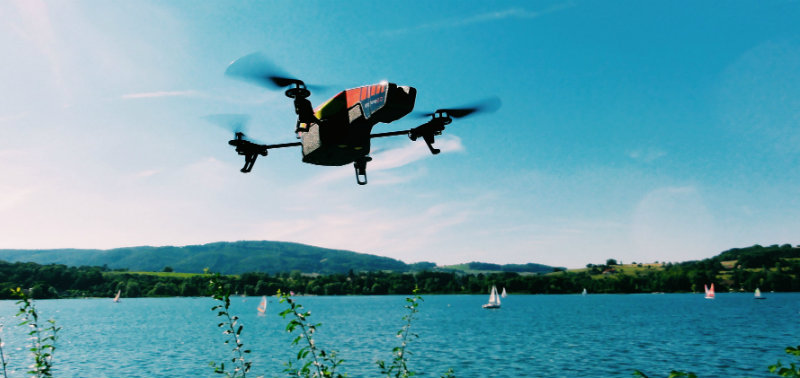 Dron de vigilancia.